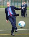 <p>Popsugar <a href="https://www.popsugar.com/celebrity/Prince-William-Prince-Harry-Play-Soccer-December-2015-39536235" rel="nofollow noopener" target="_blank" data-ylk="slk:reports;elm:context_link;itc:0;sec:content-canvas" class="link ">reports</a> that Prince William and Prince Harry used to play a Christmas Eve game of football on the Sandringham Estate alongside members of the staff. Team William reportedly wore Aston Villa socks while Team Harry wore Arsenal apparel.</p><p>Of course, Prince Harry isn't likely to be at Sandringham this year, as he now lives in the U.S. with the Duchess of Sussex Meghan and his children, so it's unclear if the traditional game will continue in his absence.</p>