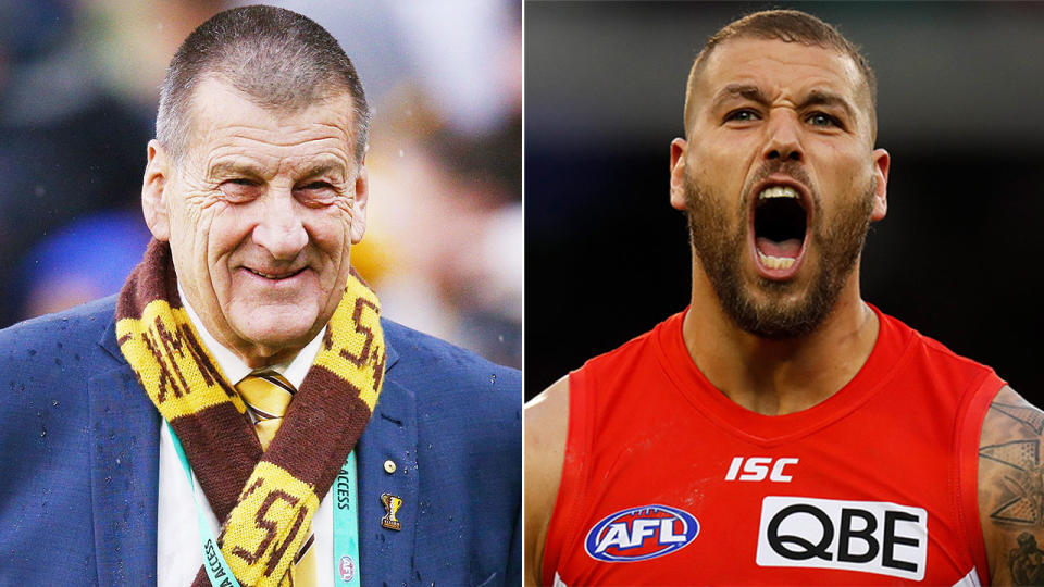 Hawthorn president Jeff Kennett isn’t missing Buddy Franklin. Pic: Getty