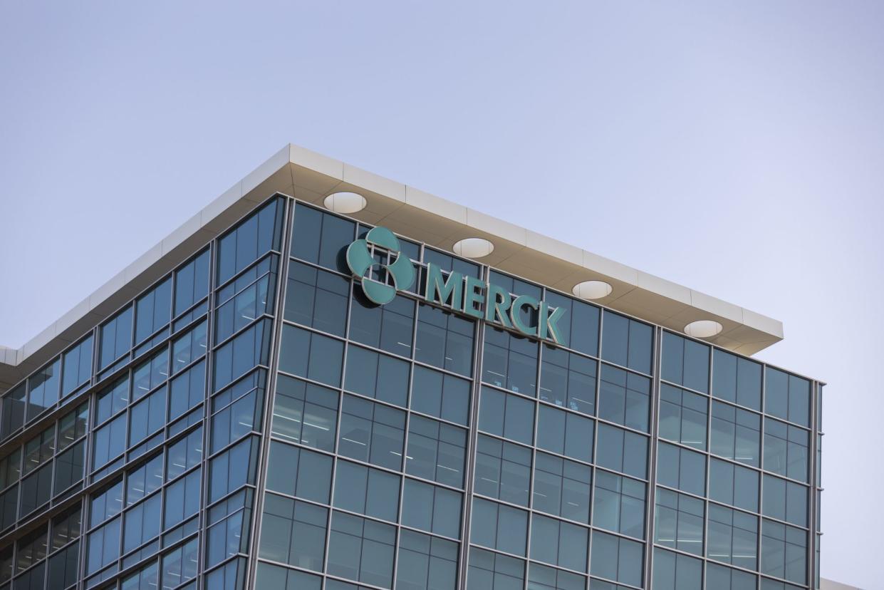 South San Francisco California, USA - January 20, 2020: Newly built Merck research facility located at  213 E Grand Ave in South San Francisco supporting over 300 scientists focused on exploratory biology through early clinical development.