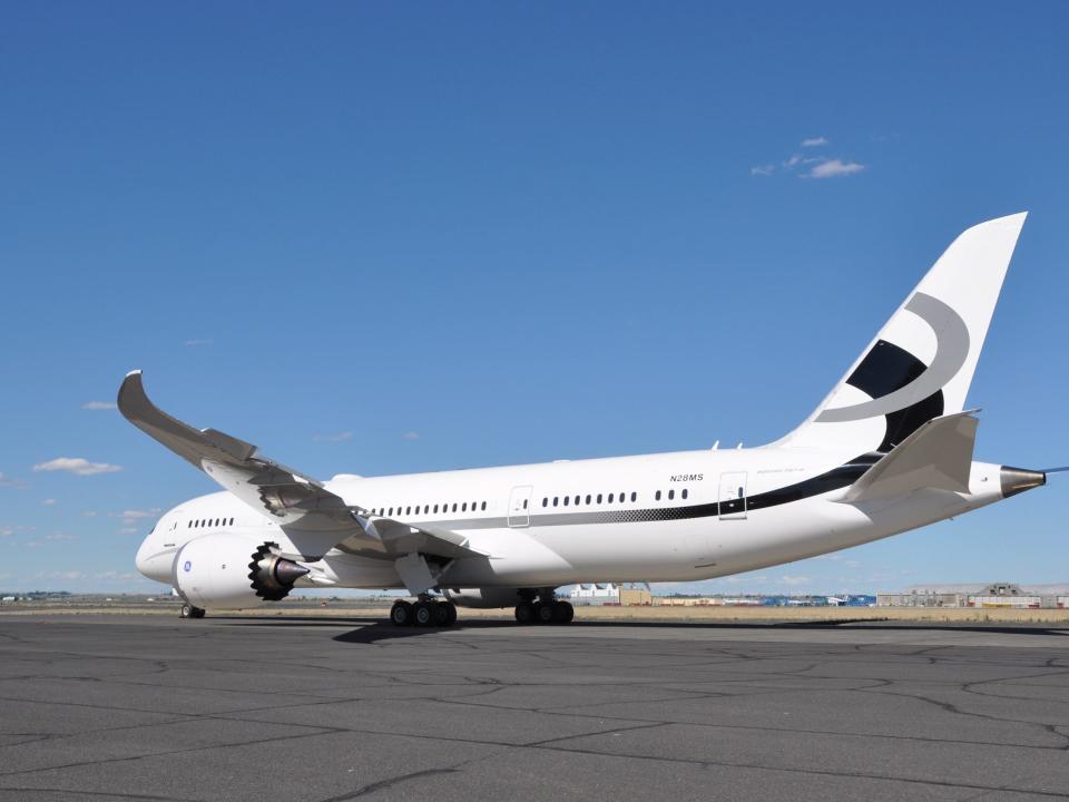 Inside Kestrel's BBJ 787.