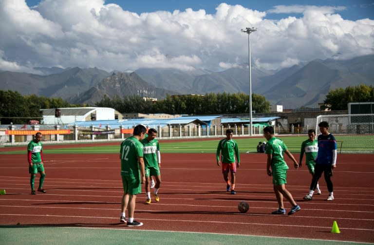 Lhasa FC currently play in China's amateur league, the country's fourth-tier football competition and a world away from the moneyed Chinese Super League with its millionaire players and tycoon owners