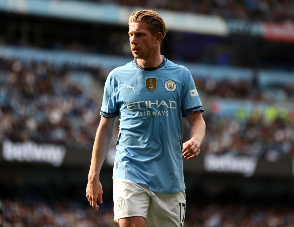 Kevin De Bruyne in action for Manchester City (Photo by Naomi Baker/Getty Images)