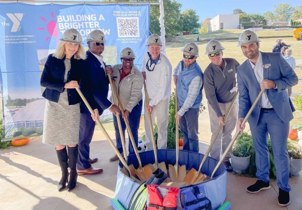 Ground has been broken and a capital campaign has been launched for improvements at the Caine Halter Family YMCA branch.