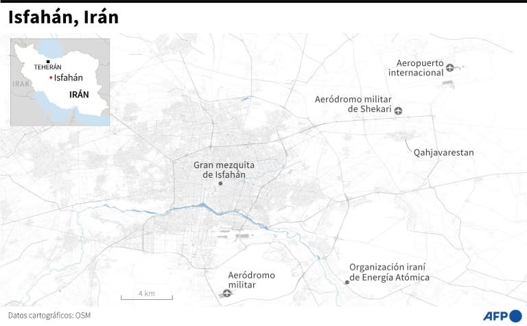 Mapa de la ciudad de Isfahán, en Irán (Hervé Bouilly, Jean-Michel Cornu, John Saeki, Janis Latvels, Olivia Bugault, Omar Kamal)