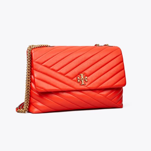 Tory Burch Small Kira Chevron Flap Shoulder Bag - Yahoo Shopping