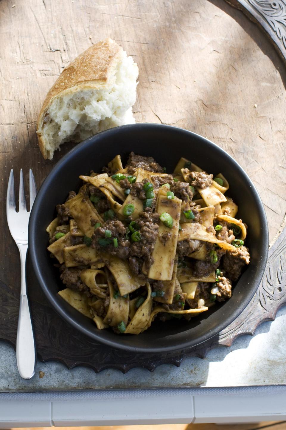 In this image taken on February 18, 2013, Irish Chop Suey is shown served in a bowl in Concord, N.H. (AP Photo/Matthew Mead)