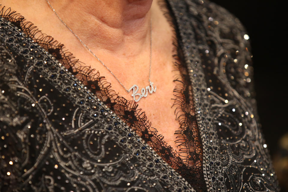 Patti Newton has paid tribute to her late husband Bert with a special accessory. Source: Getty