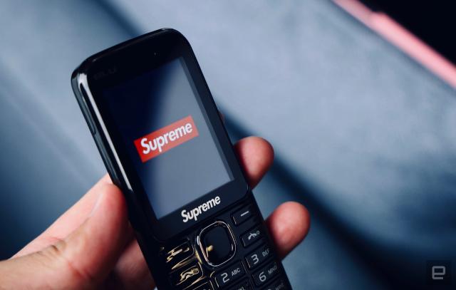 Supreme's burner phone is a hypebeast's dream