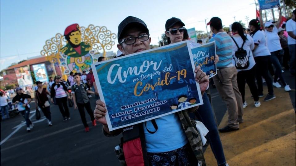 Marcha en Managua