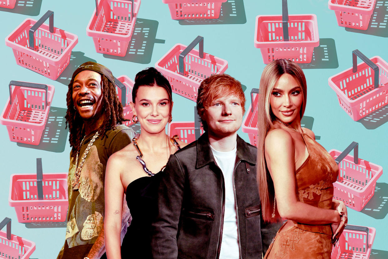 Wiz Khalifa, Millie Bobby Brown, Ed Sheeran and Kim Kardashian Photo illustration by Salon/Getty Images