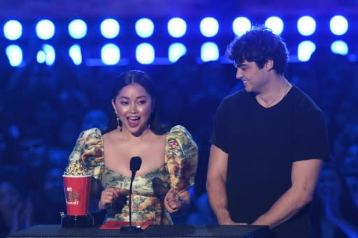 Lana Condor and Noah Centineo won the Best Kiss awardd for "To All the Boys I've Loved Before"