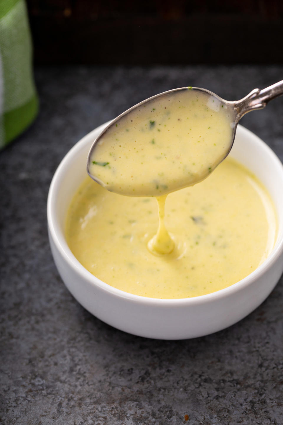 A homemade aioli sauce.