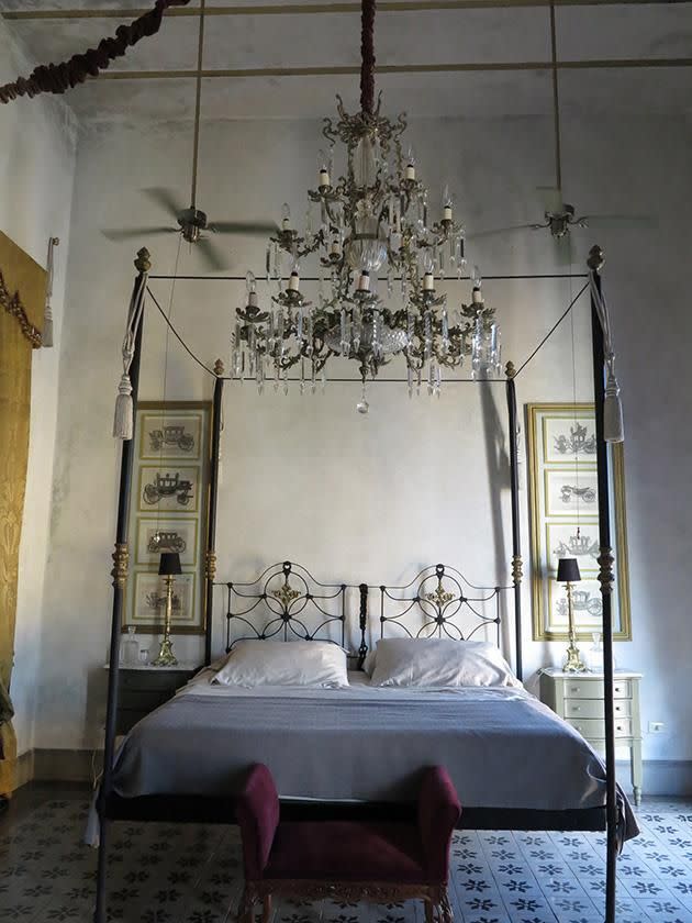 The bedroom at Coqui Coqui. Photo: Kate Moffatt.