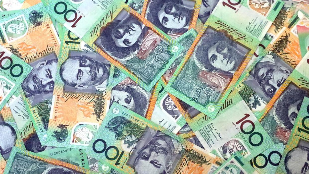 FEDERAL BUDGET 2024: AUSTRALIA - NewsWire Photos - General view editorial generic stock photo of Australian cash money currency. Picture: NCA NewsWire / Nicholas Eagar