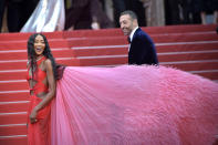 <p>British model Naomi Campbell at Cannes Film Festival 2023. Red Carpet Killers Of The Flower Moon. Cannes (France), May 20th, 2023 (Photo by Rocco Spaziani/Archivio Spaziani/Mondadori Portfolio via Getty Images)</p> 