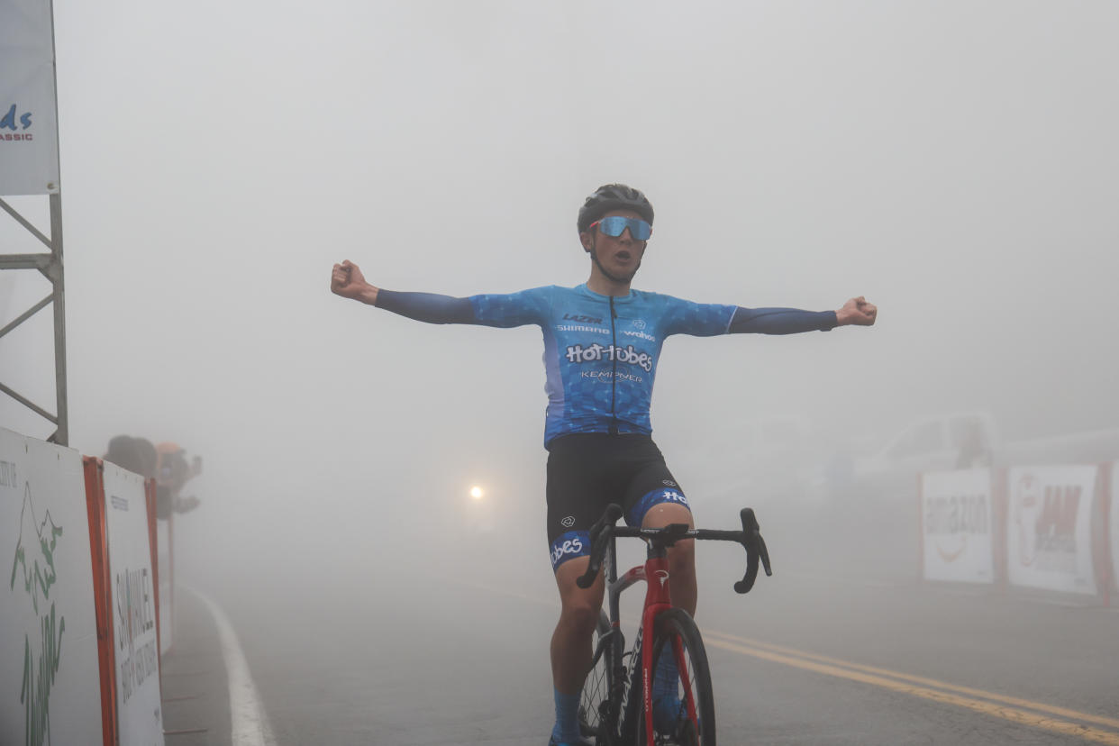  AJ August wins stage 2 Redlands Bicycle Classic 2023 