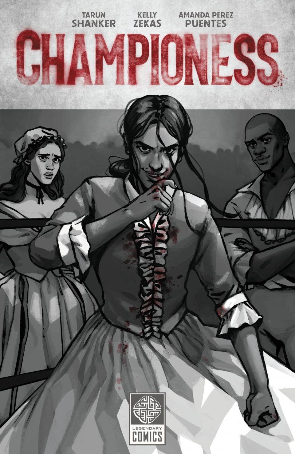 The cover of the Championess graphic novel
