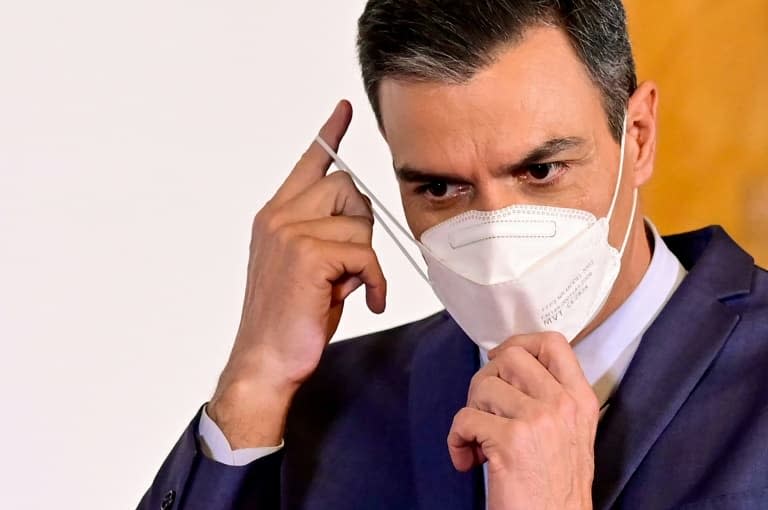 Le Premier ministre espagnol Pedro Sanchez, à Madrid, le 22 décembre 2021 (illustration). - JAVIER SORIANO © 2019 AFP