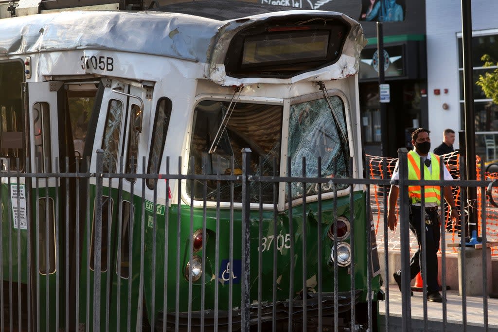 Boston Transit Collision (2021 - The Boston Globe)