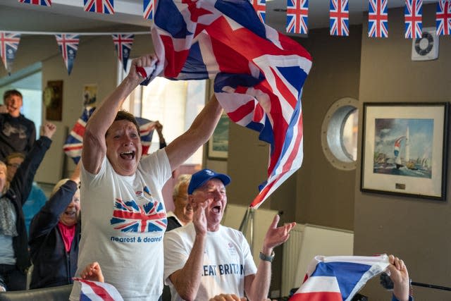 Olympic sailor's family celebrates