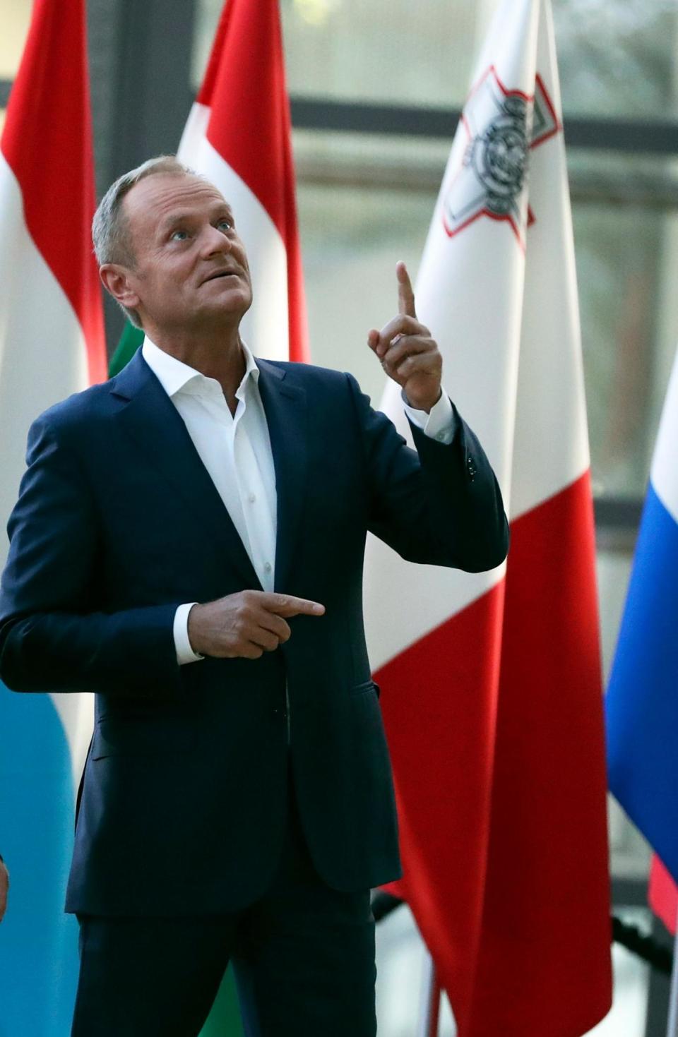 Donald Tusk: 'We must prepare the EU for a no-deal scenario, which is more likely than ever before' (Oliver Hoslet/EPA)