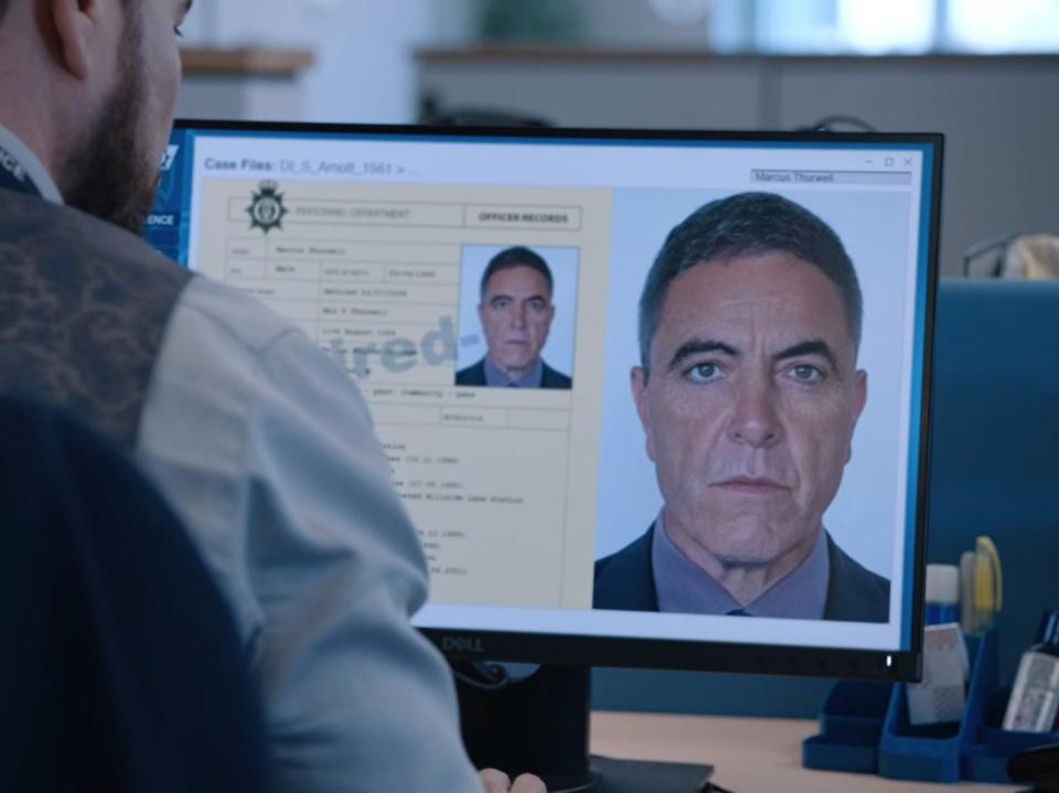 James Nesbitt, as glimpsed in the latest episode of Line of Duty (BBC)