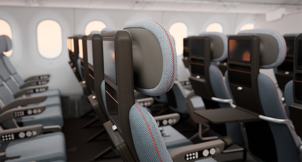 It’s hoped the Eco Seat’s design will improve flying for taller people (Neutral Digital)