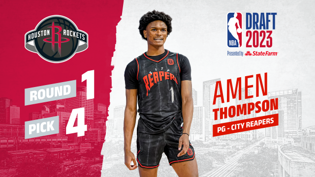 Rockets Select Amen Thompson and Cam Whitmore in 2023 NBA Draft