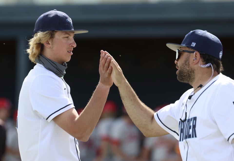 Westlake High School and American Fork High School compete in a baseball game at Westlake High in Saratoga Springs on Thursday, April 27, 2023. | Laura Seitz, Deseret News