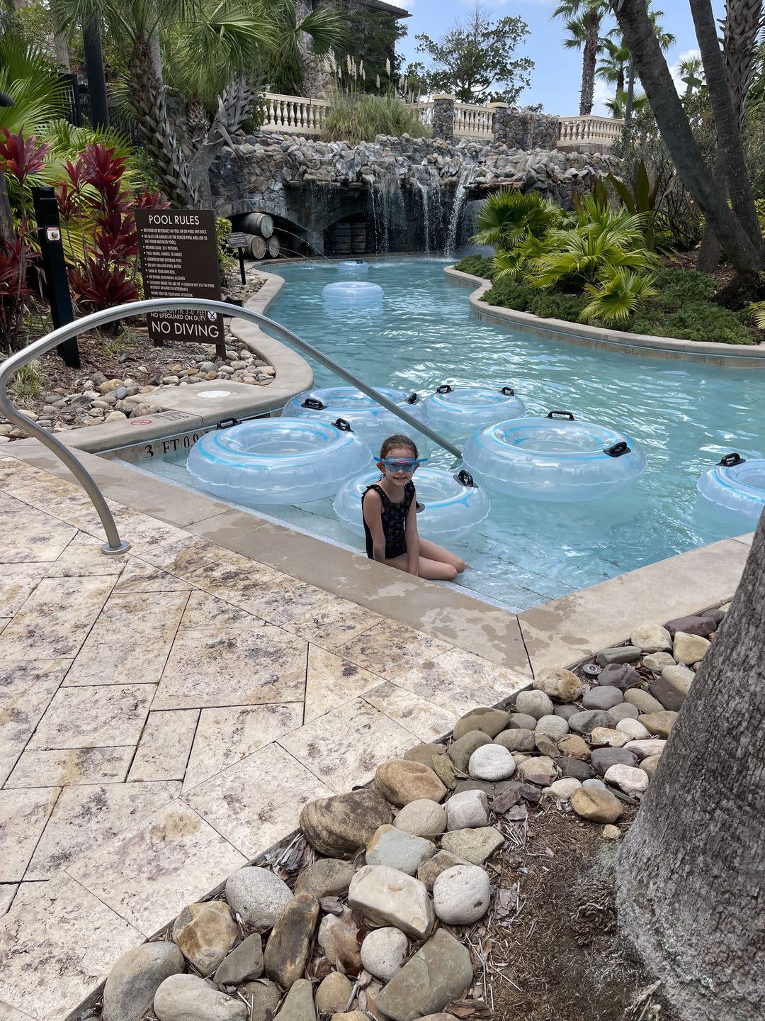 the lazy river at four seasons orlando at walt disney world