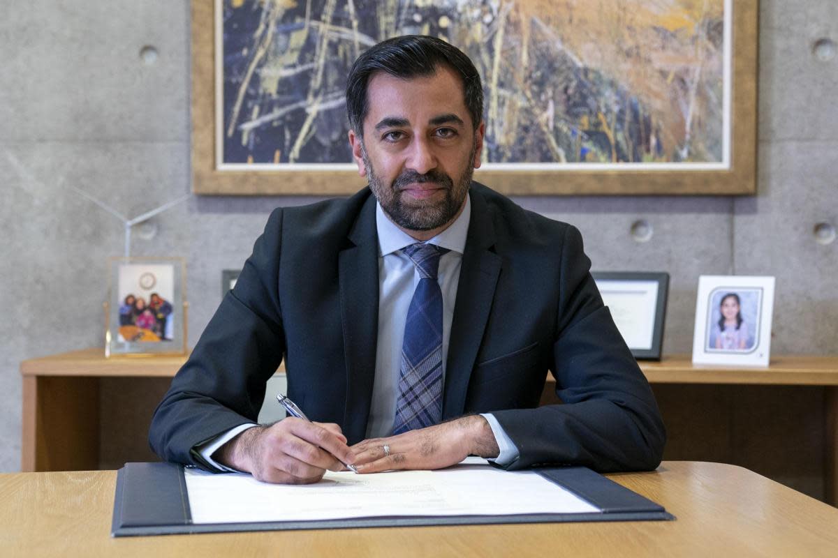 Humza Yousaf has signed a resignation letter to the King <i>(Image: PA)</i>