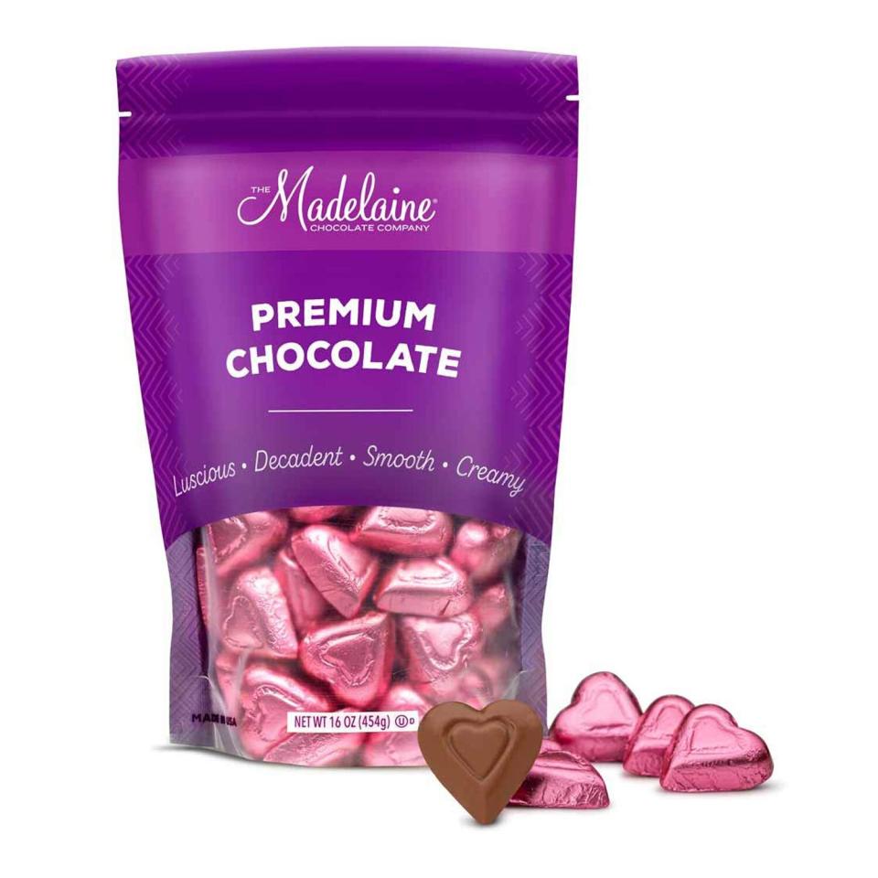 Madelaine Solid Premium Milk Chocolate Mini Hearts