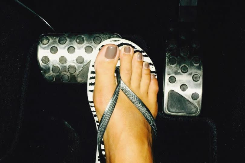 Driving in Flip flops -Credit:Getty