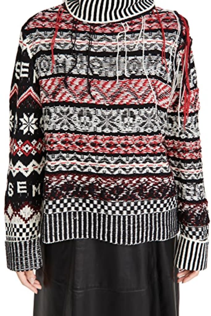 monse, fair isle sweater, monse sweater, shopbop, 2020 fashion trends