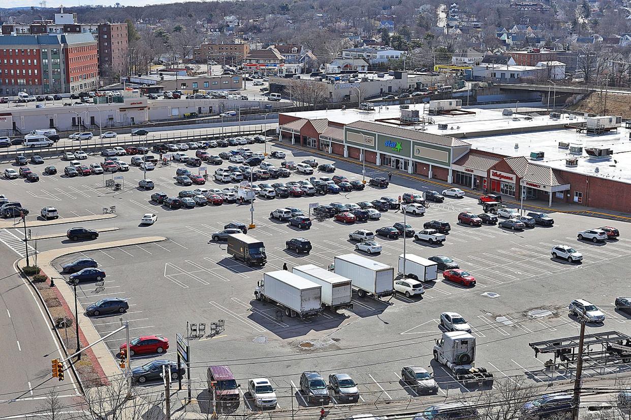 An view of the Star Market area in Quincy.