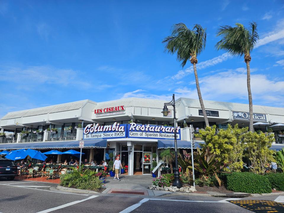 Columbia Restaurant, at 411 St. Armands Circle in Sarasota, photographed Dec. 2, 2023.