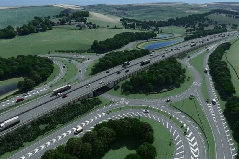 How the M2 junction 5 and Stockbury roundabout will look once improvements are complete