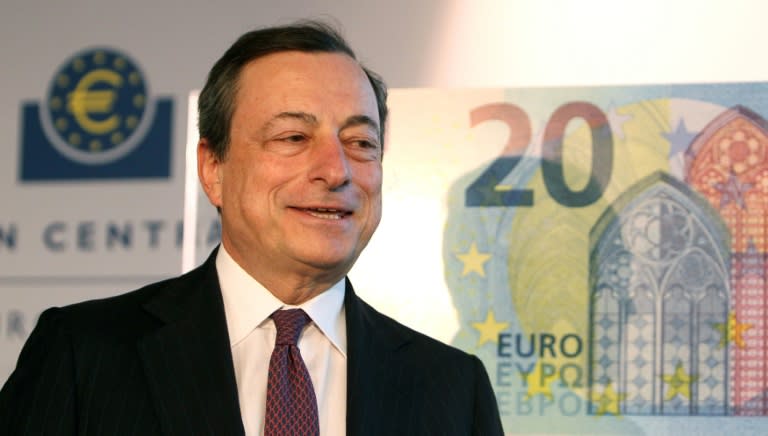 European Central Bank chief Mario Draghi boosted a vital cash lifeline to Greece's struggling banks