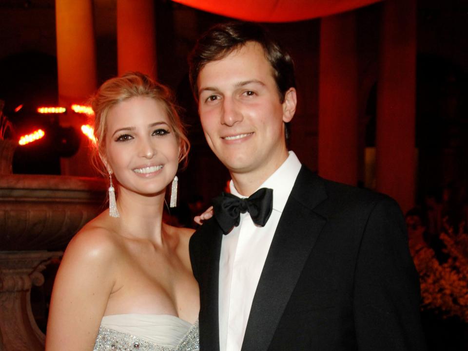 Ivanka Trump and Jared Kushner in 2008