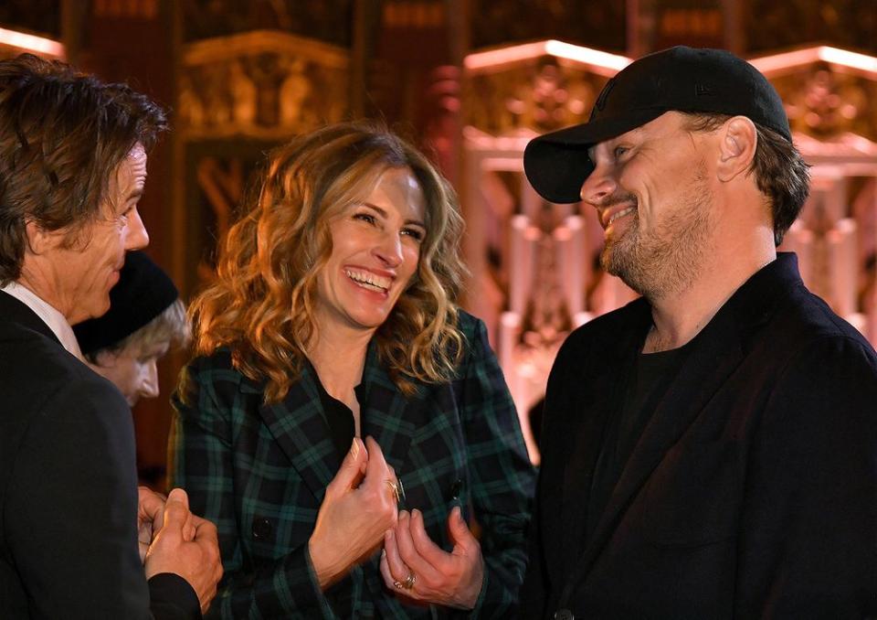 Danny Moder, Julia Roberts and Leonardo DiCaprio | Rob Latour/Variety/Shutterstock