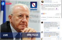 "In Campania sono arrivate 552mila mascherine, ci vuole veramente una fantasia accesa per definirle mascherine, a meno che non si pensi alle maschere che usano i nostri nipoti a Carnevale. Questa va bene per fare Bunny il coniglietto". Una delle sue uscite ha riguardato le mascherine mandate dalla Protezione civile, ritenute dal Governatore della Campania insufficienti a proteggere dal virus