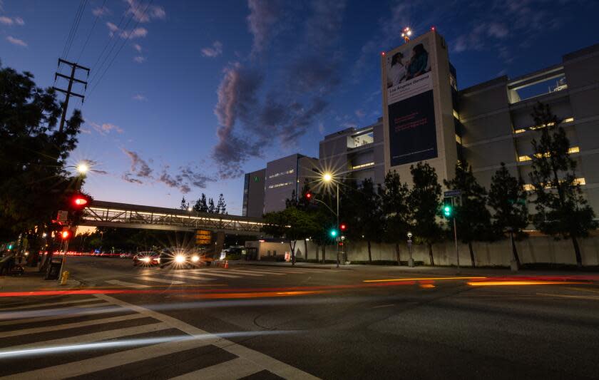 LOS ANGELES, CA - AUGUST 15: Los Angeles General Medical Center restrains psychiatric patients at the Augustus Hawkins Center at a higher rate than any other hospital in the state. Photographed at Los Angeles General Medical Center on Tuesday, Aug. 15, 2023 in Los Angeles, CA. (Myung J. Chun / Los Angeles Times)