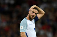 <p>Soccer Football – 2018 World Cup Qualifications – Europe – England vs Slovakia – London, Britain – September 4, 2017 England’s Jordan Henderson REUTERS/Dylan Martinez </p>