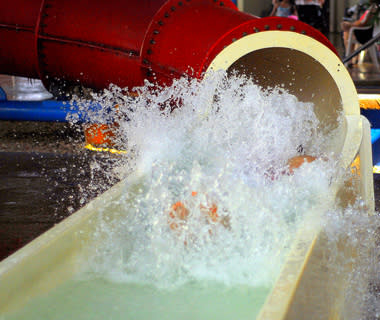 With elephant figures squirting water from their trunks and bright car-rafts for tykes traveling down the Lazy River, Palmetto caters to the younger set. Resort guests pick up speed at the Palm Water Park, though, with its raucous Wild Winding Waterslide, and they accelerate even more on the Speed Slide. Still, Palm reveals its lighter side with a yellow-and-orange Silly Submarine full of holes and spraying water. Registered guests only. dunesvillage.com