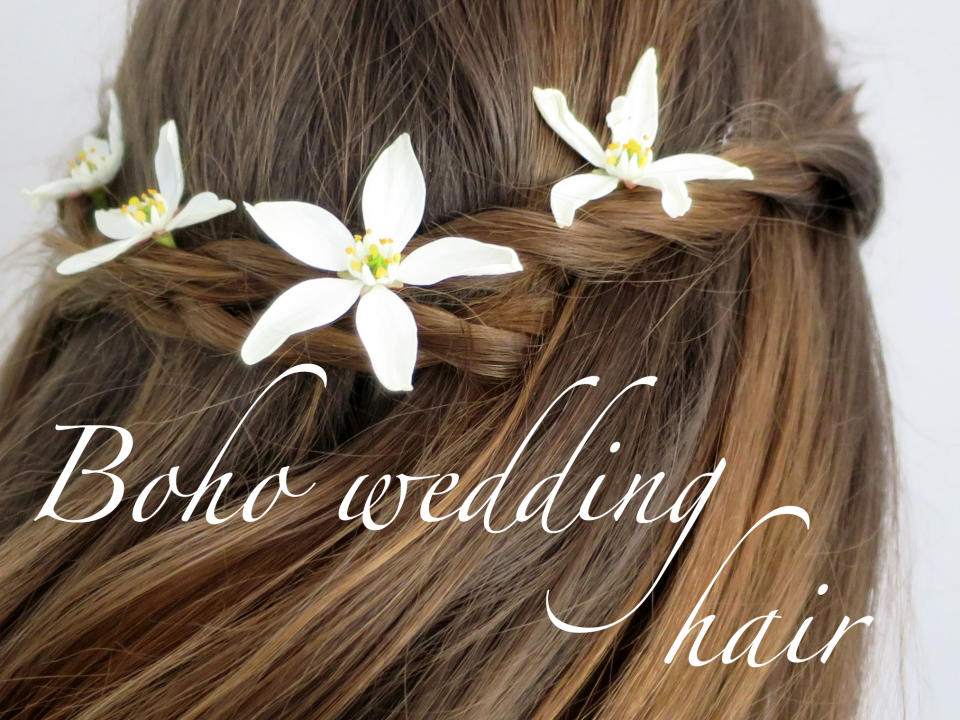 Boho wedding hairstyles