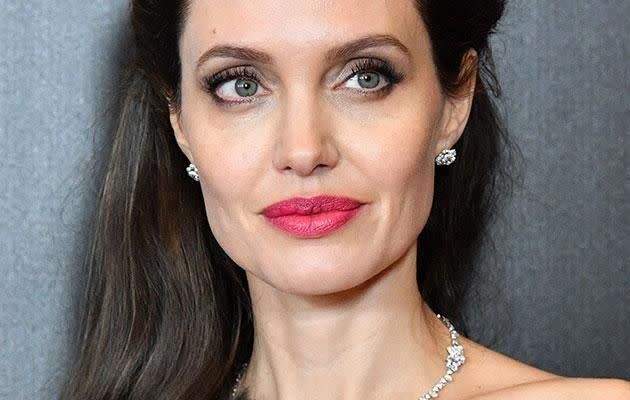 Brad's estranged wife Angelina Jolie has also spoken out against Weinstein. Source: getty