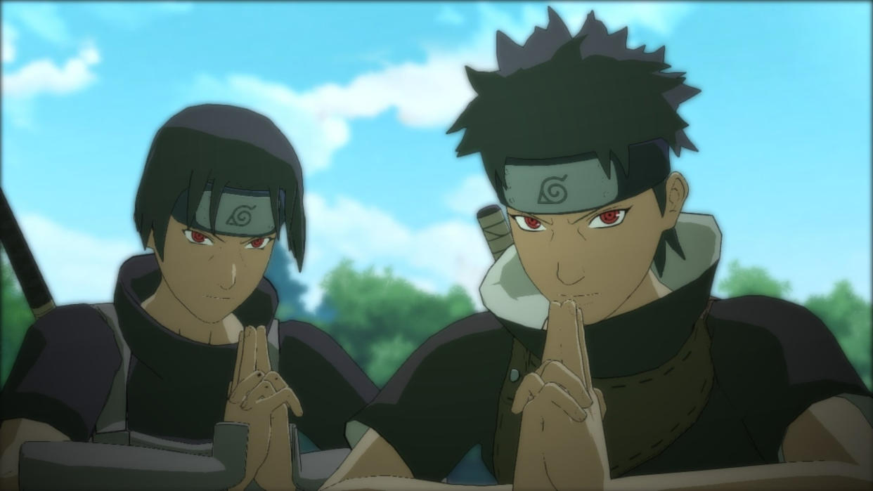  Itachi and Shisui performing seals. 