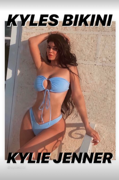 Kylie Jenner in einem Design von TJ Swim. Foto: Instagram/TJ Swim