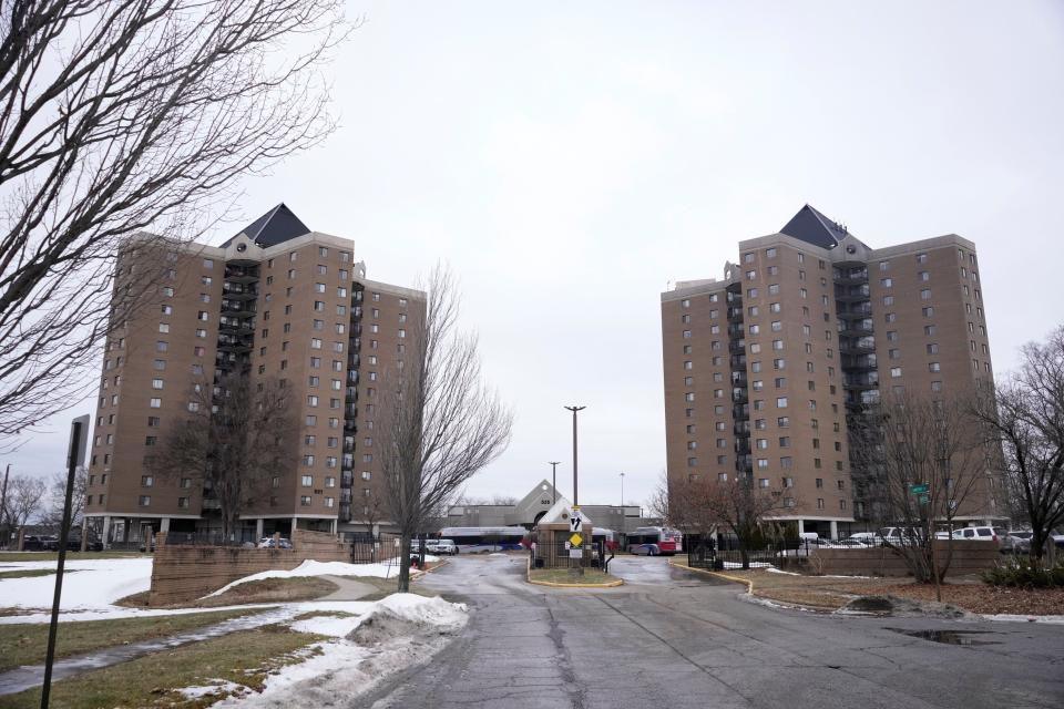 The Latitude Five25 apartment towers complex, located at 525 Sawyer Blvd. on Columbus' Near East Side