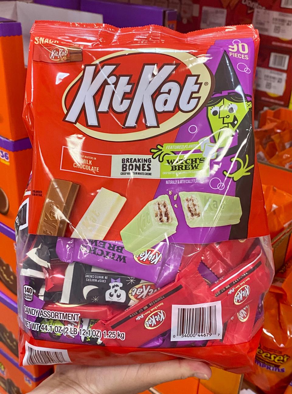 Kit Kats Halloween Bag at Sam's Club.